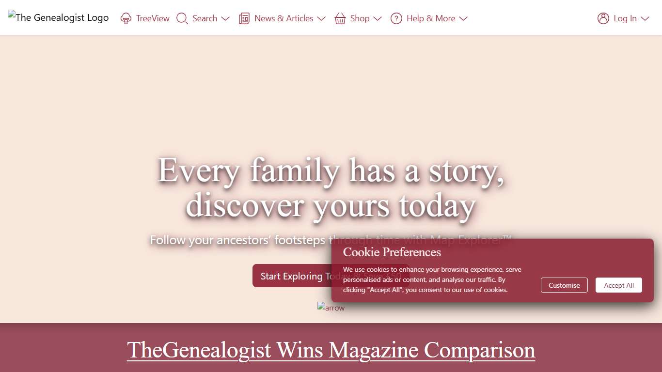 The Genealogist: Search Census, Births, Marriages, Deaths, Parish Records, Non-Conformist Records, Directories, Military Records, Wills & more!
